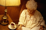 older woman with book older woman with book